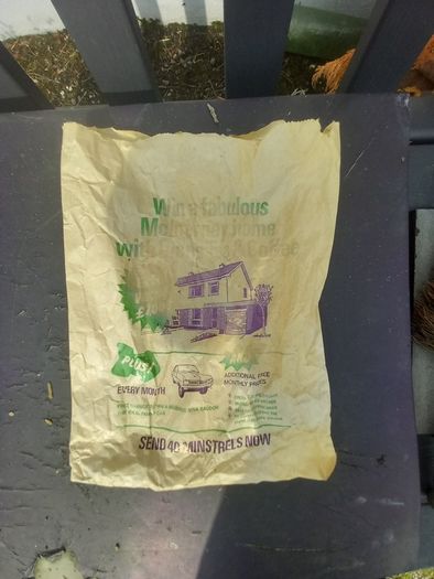 Vintage Lyons Tea Paper Shop Bag - Green Label & Minstrels Promo