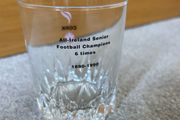 Vintage All Ireland Senior Football Champions Glass