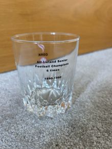 Vintage All Ireland Senior Football Champions Glass