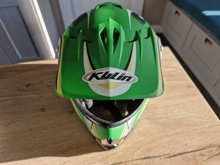 MX helmet full face green size Youth XL