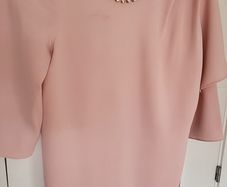 Pedro del Hierro blush lined dress Sz 8UK - Rrp129.99