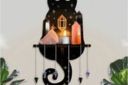 Witchy Cat House Decoration - excellent gift idea