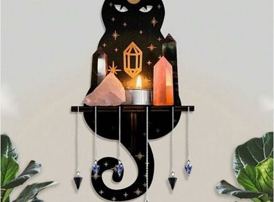 Witchy Cat House Decoration - excellent gift idea