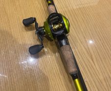 fishing rod and reel - kinetic hellcat