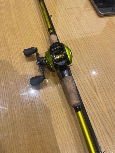 fishing rod and reel - kinetic hellcat