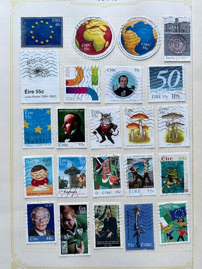 Irish stamps 19 pages