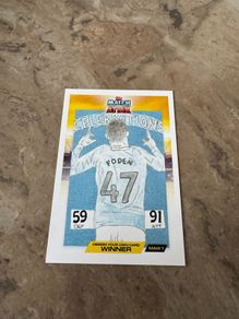 Phil foden match attax design your own card winner