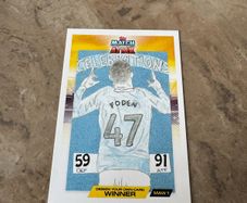Phil foden match attax design your own card winner