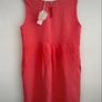 dress bnwt size small coral linen dress with pockets blue orchid brand Image 8
