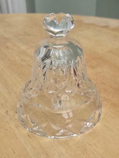 Vintage Waterford Dublin Millennium Crystal Bell