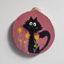 Hand painted wooden magnet! Image 3