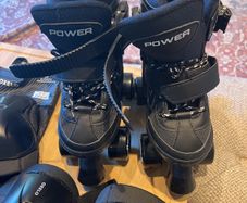roller skates and full protection set