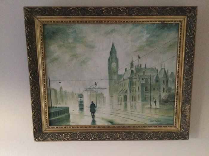 Art - Vintage Oil on Board ( Steven Scholes)