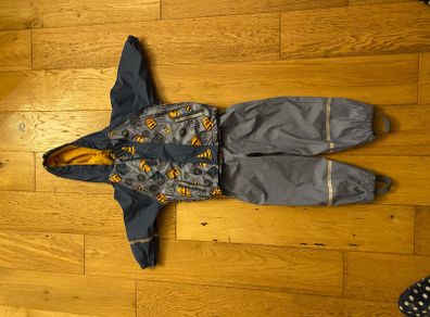 Rain gear waterproof coat and pants set