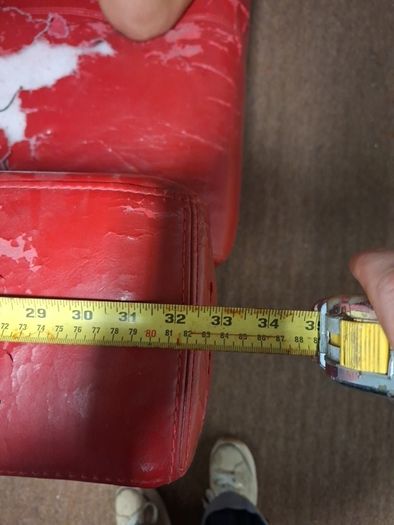 Red Leather Sofa