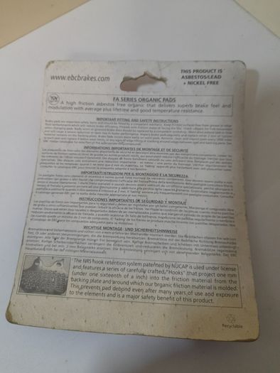 FA192 Brake Pads