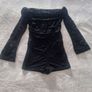 Beautiful Black Lace Playsuit Image 6