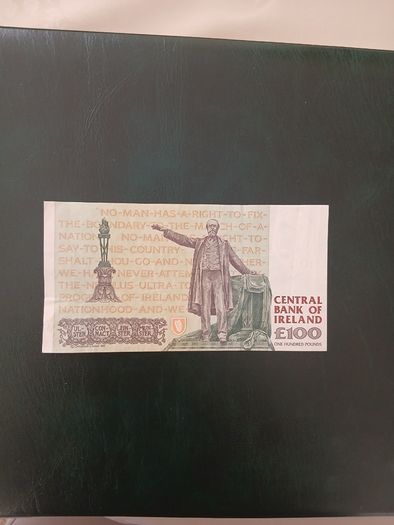 Irish 100 Pound Note - Charles Stewart Parnell