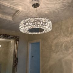 Sunning glass ceiling light