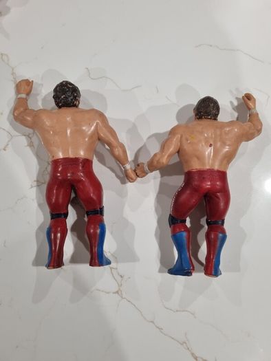 British Bulldogs Dynamite Kid Davey Boy WWF 1986 LJN Titan Sports 8" Wrestling