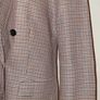 Zara Check Linen Blend Blazer XL Image 9