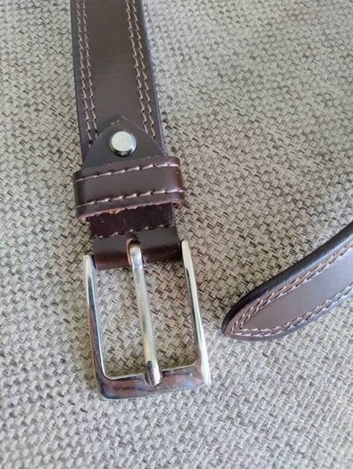 Leather belt by AG Belt Company Ireland 46 inches or 115cm in very good condition and was used once FREE STANDARD POSTAGE INCLUDED