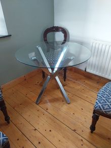 glass table