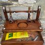 Edwardian Oak Smokers Companion. Image 3