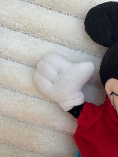 Star Bean Mickey Mouse Plush Mattel Dirty Please look at the pictures