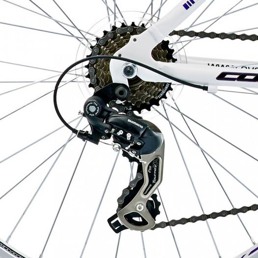 17" Coyote Venice Beach Ladies Alloy FS, 21 Speed, White