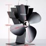 Powerful 4 Blade Stove Fan For Log/Coal Burners. Only 187MM High Image 2