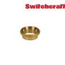 Deep Thread Knurled Nut for Switchcraft 3-Way Toggle Switches (Nickel or Gold) Image 2