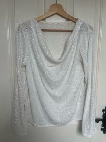 River Island Sequin Top / Blouse - Size 10/12