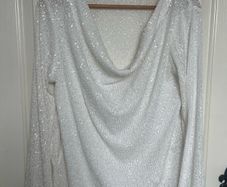 River Island Sequin Top / Blouse - Size 10/12