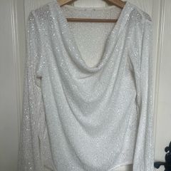 River Island Sequin Top / Blouse - Size 10/12