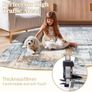Area Rug Living Room Rugs Grey Modern Luxury Rug Soft Short Pile Carpet Modern Style Decorative Rugs for Living Room Bedroom (Grey/gold, 120 x 160 cm) Image 5