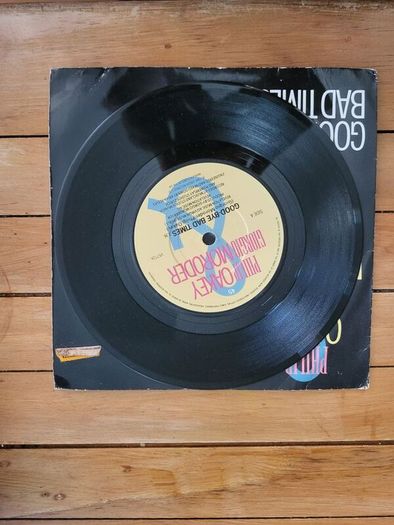 Philip Oakey Giorgio Moroder Good Bye Bad Times 7 inch Vinyl Single 1985 Virgin