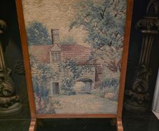 Vintage tapestry Fire screen