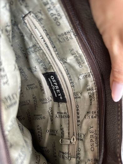 Vintage Osprey London Leather Bag
