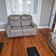 2 two seater recliner sofas