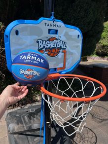 Price Drop! Perfect Condition Basketball Hoop & Ball Set