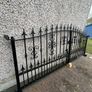 Galvanised Steel Black Entrance Gate Image 6