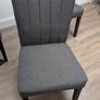 Dark grey chairs Image 4