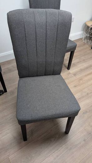 Dark grey chairs