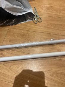 2 Curtain Poles