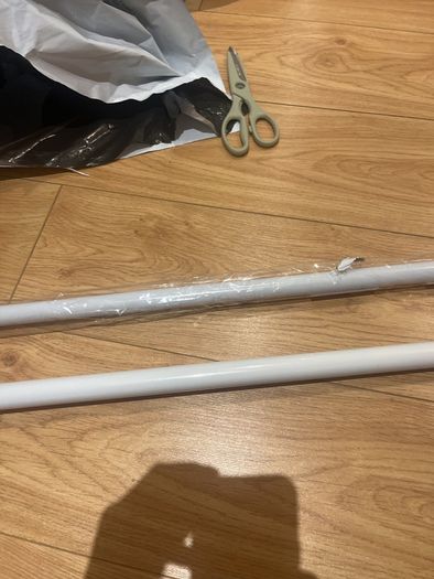 2 Curtain Poles