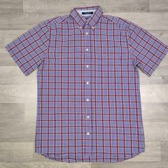 Gant Button Down Check Short Sleeve Shirt Mens Medium