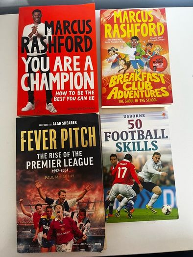 4 Books Soccer Rashford