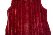 Jayley faux rabbit gilet/body warmer