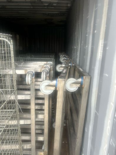 Stainless steel dolly trolleys